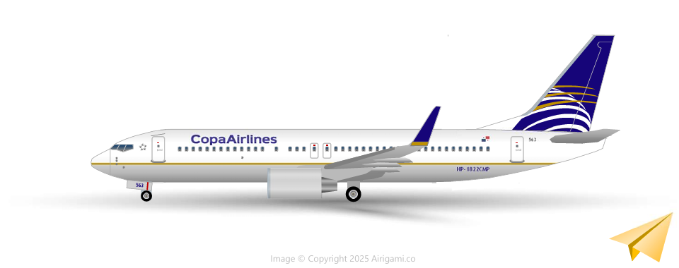 10G: Copa Airlines (2019 c/s) - Boeing 737-800(WL) [10CMP73H2555]