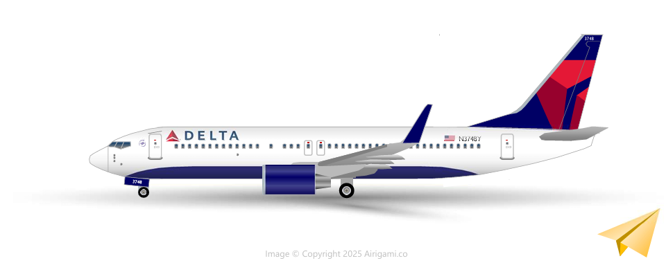 10G: Delta Air Lines (2007 c/s) - Boeing 737-800(WL) [10DAL73H2558]