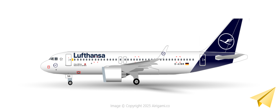 10G: Lufthansa (2018 c/s) - Airbus A320-NEO [10DLH32N2549]